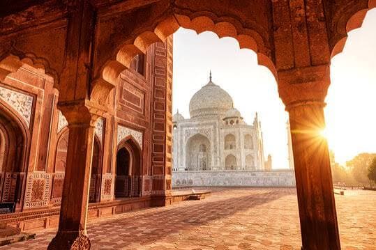 Taj Mahal at Sunrise